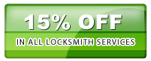 15% off on all locksmith services